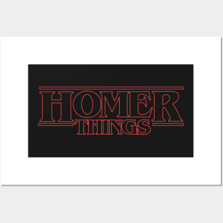 Homer Things Posters and Art